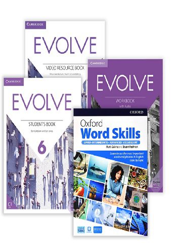 مجموعه کامل Evolve 6 کتاب زبان ایوالو 6 (کتاب دانش آموز کتاب تمرین کتاب ویدئو فایل صوتی)