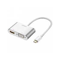 مبدل USB Type-C به VGA/HDMI یوگرین مدل MM123-30843