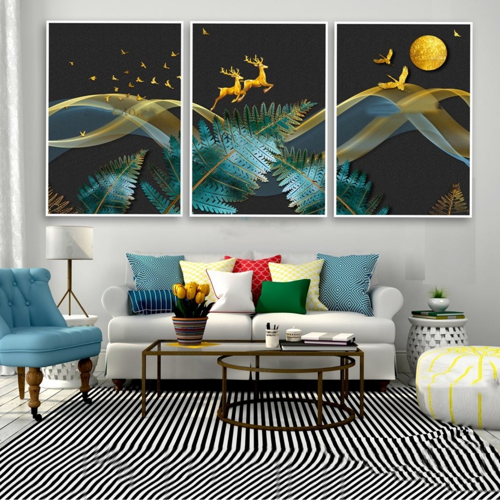 تابلو مدل دکوراتیو کد 4081 مجموعه 3 عددی