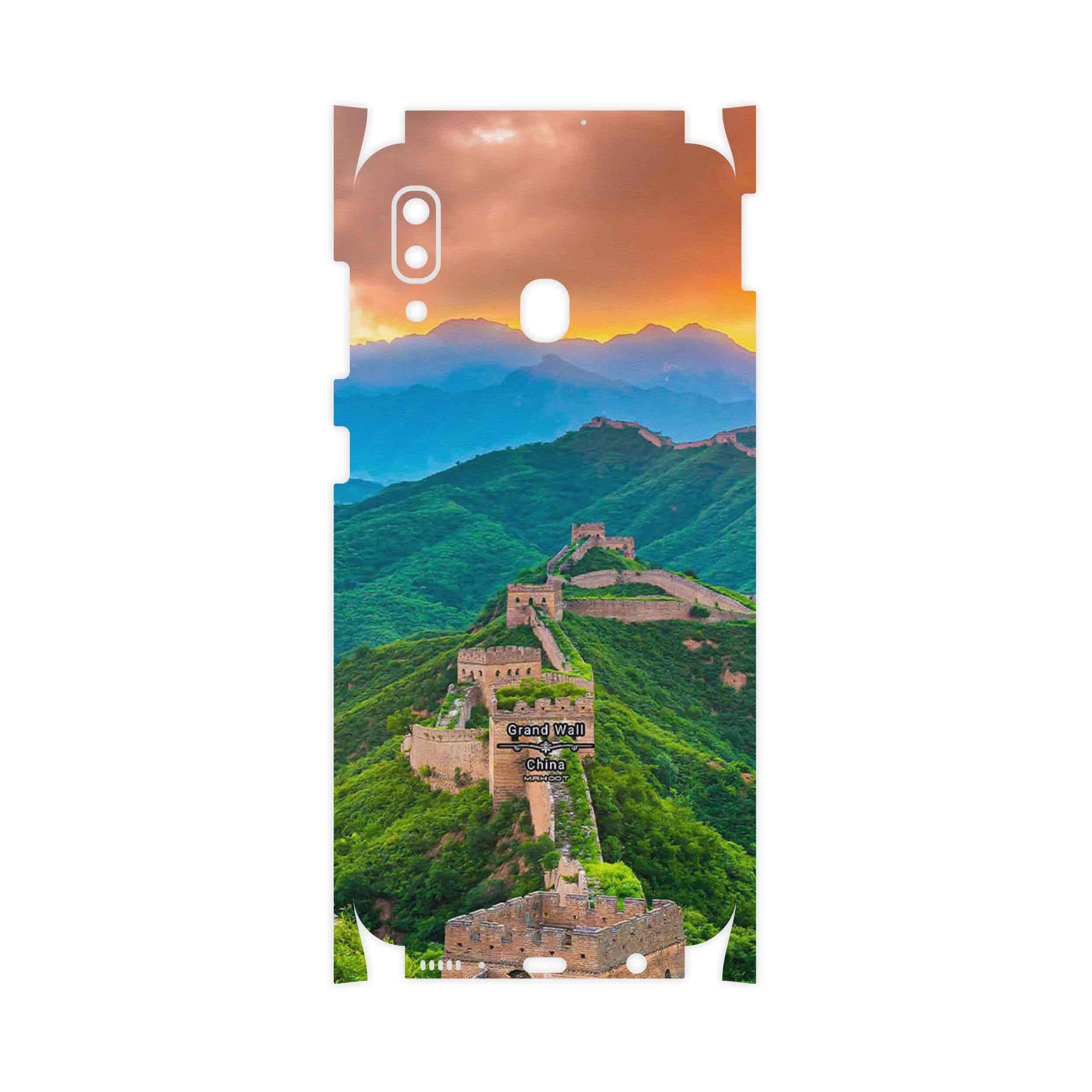 برچسب پوششی ماهوت مدل China Grand Wall-FullSkin مناسب برای گوشی موبایل سامسونگ Galaxy M10s