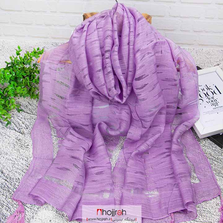 اطلاعات ، قیمت و خرید شال زاپ دار رنگ یاسی کد D290