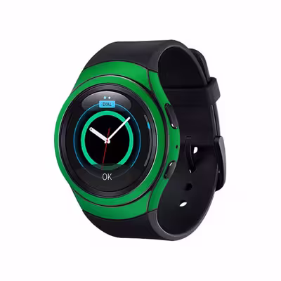 برچسب ماهوت طرح Matte-Green مناسب برای ساعت هوشمند سامسونگ Galaxy Gear S2