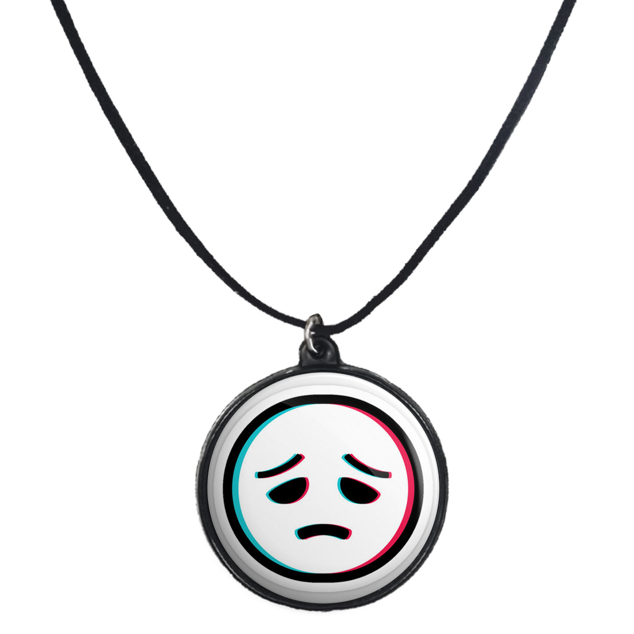 گردنبند پرمانه طرح ایموجی کد pmb.31573مدل دو طرفه