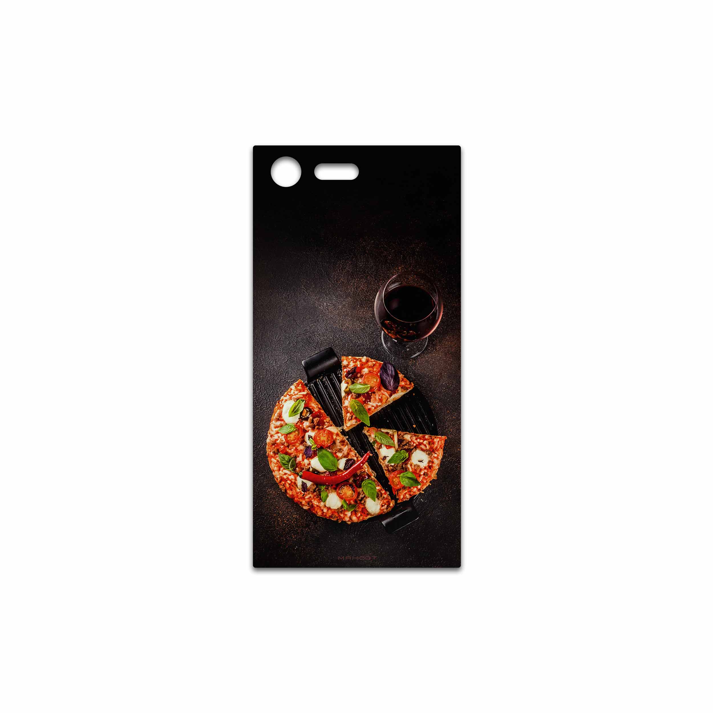 برچسب پوششی ماهوت مدل Pizza مناسب برای گوشی موبایل سونی Xperia X Compact
