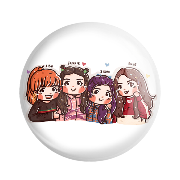 پیکسل خندالو طرح گروه موسیقی بلک پینک کد 3705