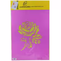 شابلون استنسیل 30*40 طرح گل کد G113 مجد