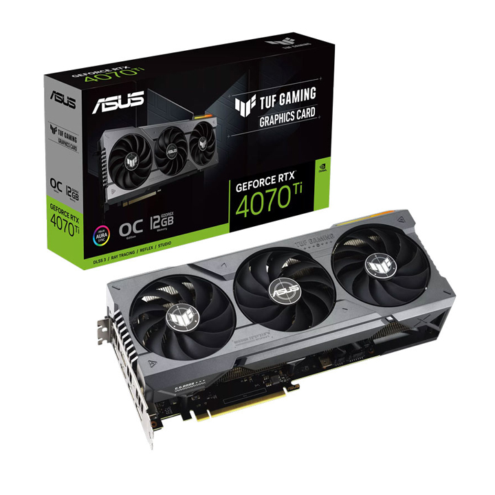 کارت گرافیک Asus TUF Gaming GeForce RTX 4070 Ti OC 12GB GDDR6X 192Bit