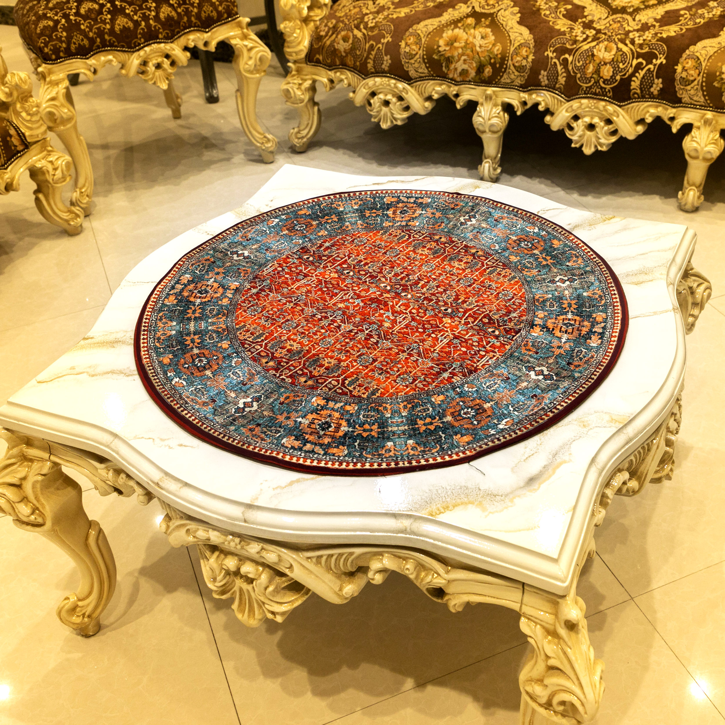 رومیزی طرح ترکیش کد KN-RTork70C