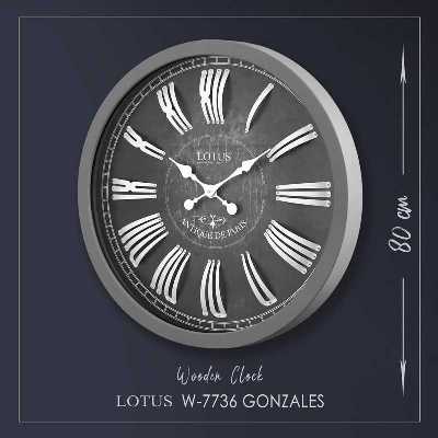 ساعت دیواری لوتوس مدل GONZALES 7736