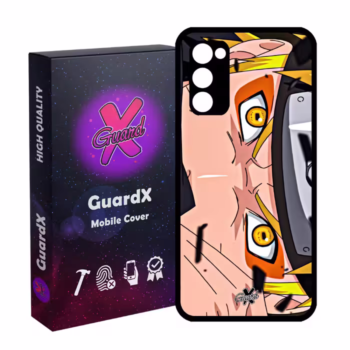 کاور گارد ایکس طرح ناروتو انیمه مدل Glass10471 مناسب برای گوشی موبایل سامسونگ Galaxy S20 FE