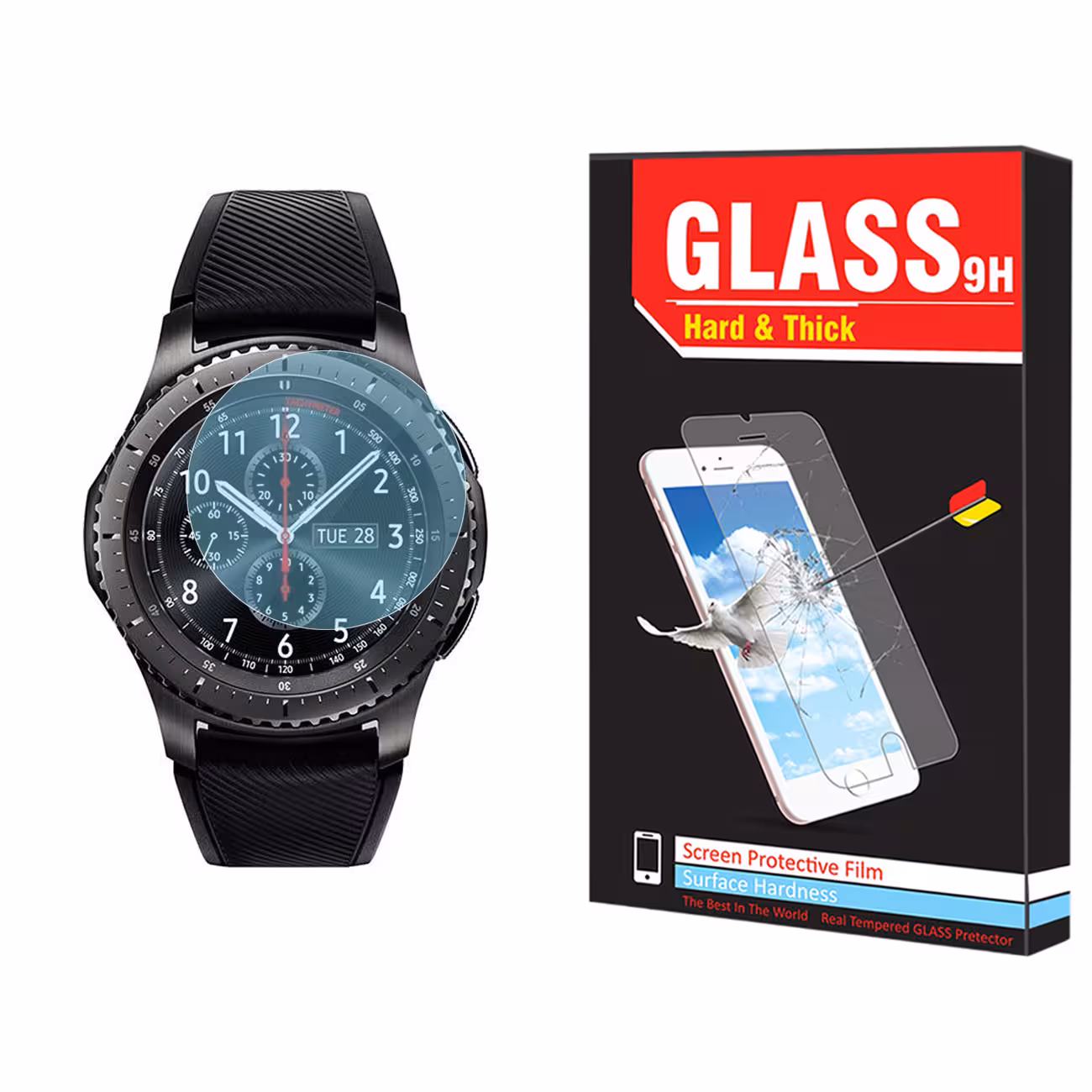 محافظ صفحه نمایش نانو هارد اند تیک مدل NHT مناسب برای ساعت هوشمند سامسونگ Galaxy Watch Gear S3