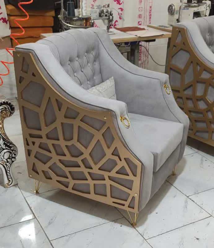 مبل تک نفره cnc