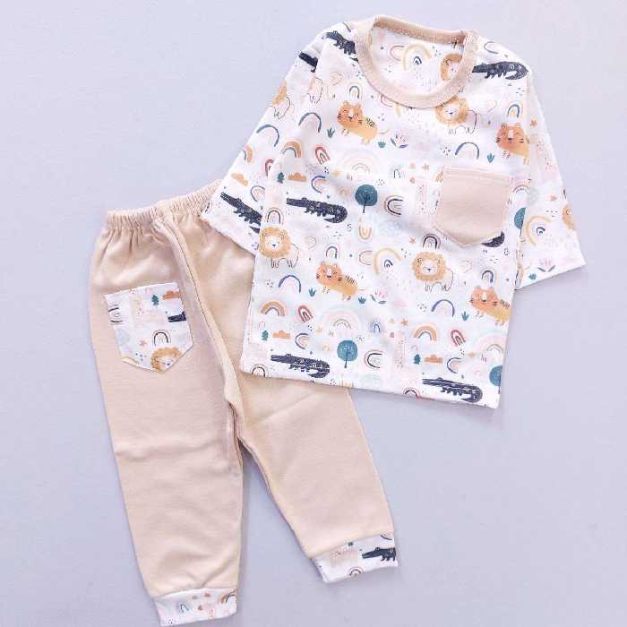بلوز شلوار  پسرانه (بچهگانه نوزادی) طرح حیوانات ارسال رایگان