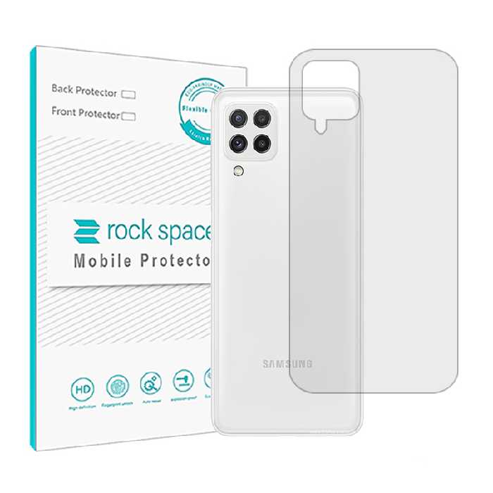 گلس پشت گوشی سامسونگ A22 مدل نانو هیدروژل شفاف برند راک اسپیس کد S