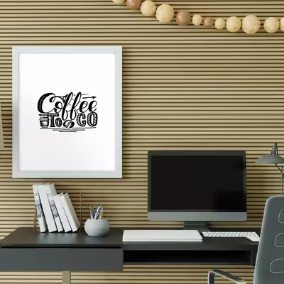 تابلو مدل نوشته انگلیسی طرح COFFEE کد 717