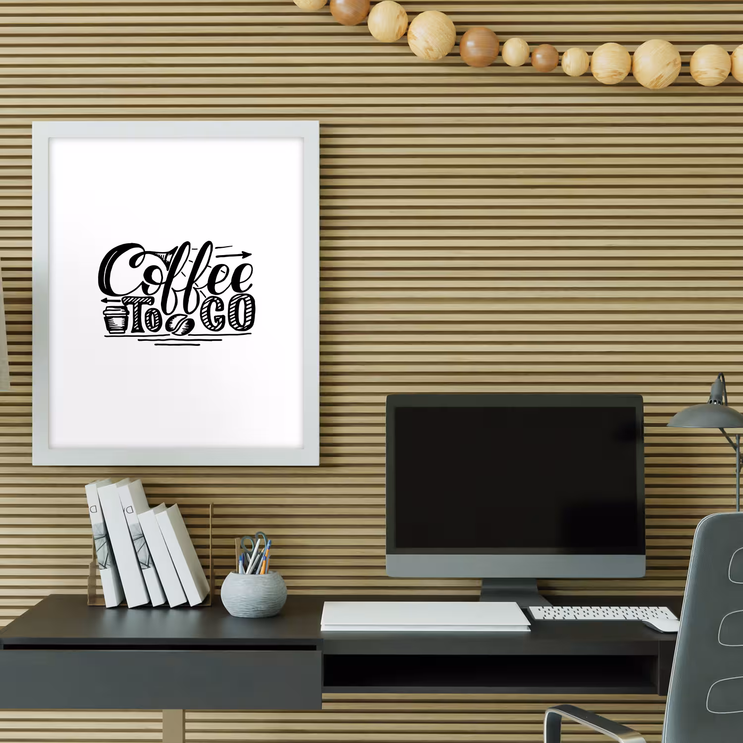 تابلو مدل نوشته انگلیسی طرح COFFEE کد 717