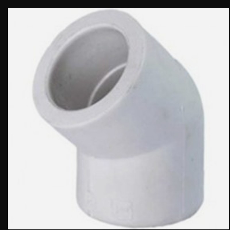 زانو 45 درجه سفید آذین 40