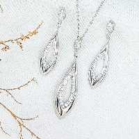 نیمست نقره با نگین اتمی کد 11934