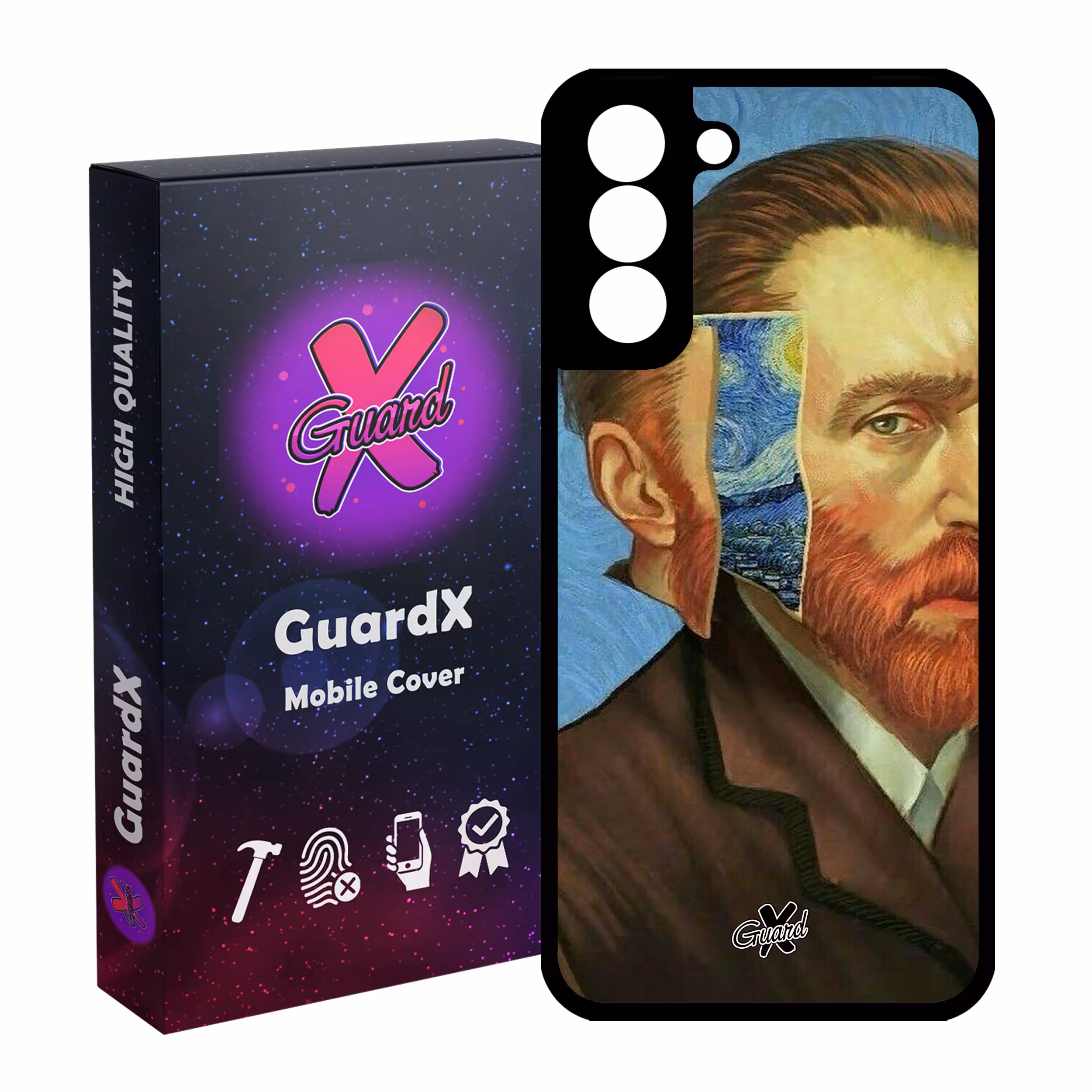 کاور گارد ایکس طرح Art مدل Glass10008 مناسب برای گوشی موبایل سامسونگ Galaxy S21 FE