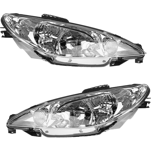 خرید چراغ جلو پژو 206 مدرن بدون موتور (چپ و راست) | اتوموبی