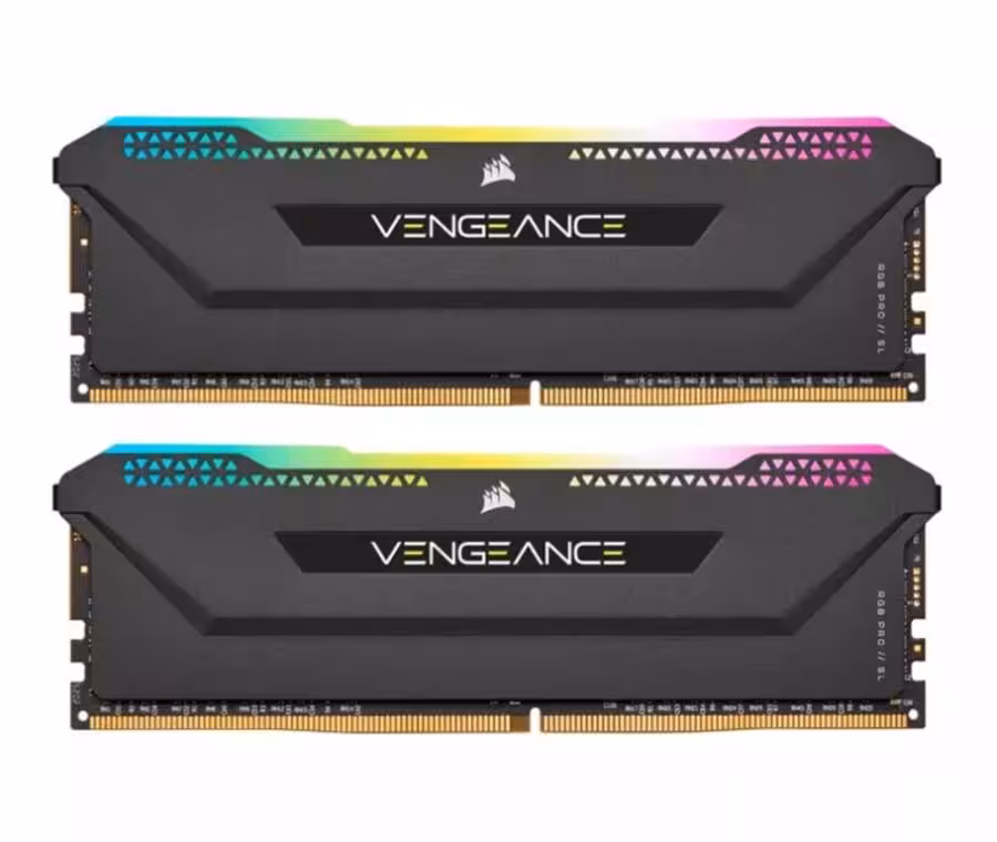 رم دو کاناله کرسیر مدل VENGEANCE RGB PRO SL Black حافظه 16 گیگابایت فرکانس 3600 مگاهرتز
