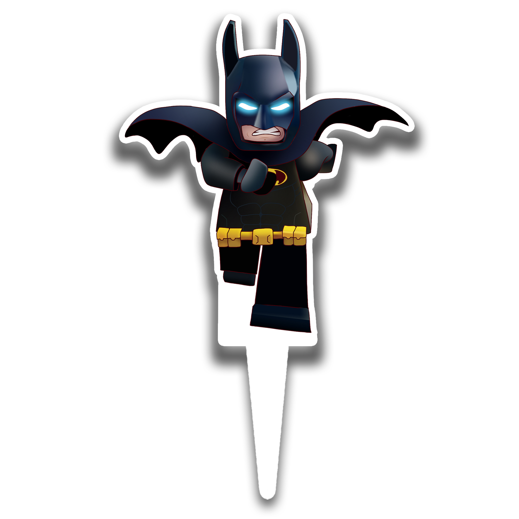 تاپر روی کیک طرح بتمن کد R010