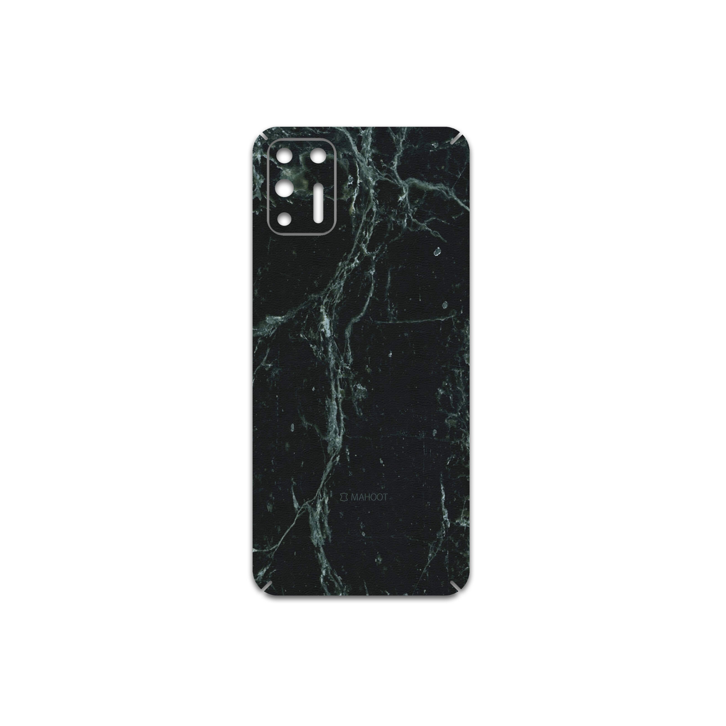 برچسب پوششی ماهوت مدل Graphite-Green-Marble مناسب برای گوشی موبایل موتورولا Moto G9 Plus