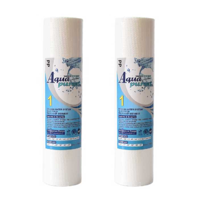 فیلتر دستگاه تصفیه آب آکوا پیورست مدل PP SEDIMENT 201 مجموعه 2 عددی