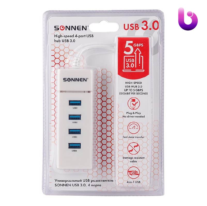هاب Sonnen USB3.0 4Port