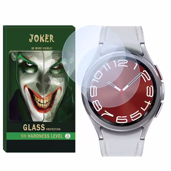 محافظ صفحه نمایش شیشه‌ای جوکر مدل SH-JK مناسب برای ساعت هوشمند سامسونگ Galaxy watch 6 Classic 43mm بسته دو عددی | کالا برتری
