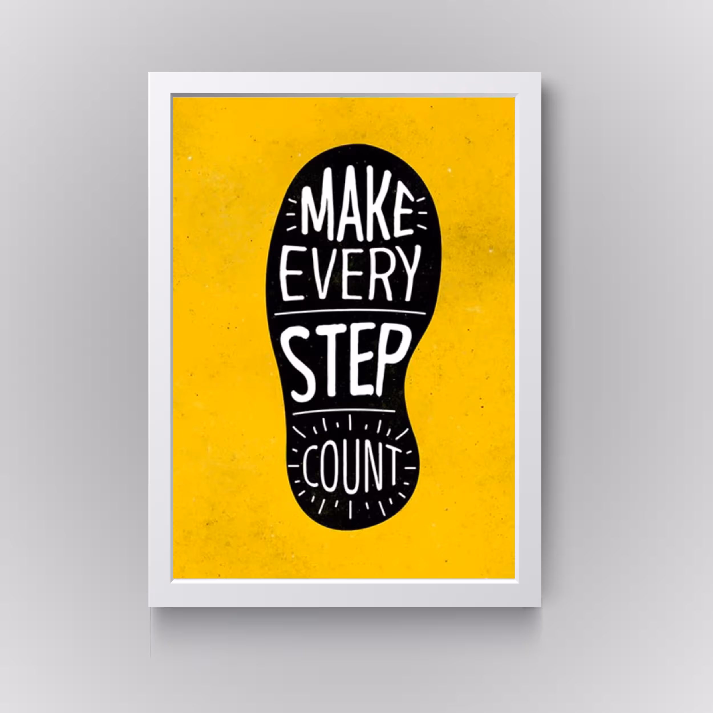 تابلو مدل دکوراتیو انگیزشی step countکدN247