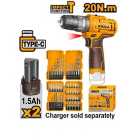 پک دریل شارژی و ست مته اینکو کد COSLI23114