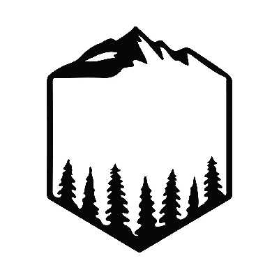 استیکر خودرو طرح جنگل کد 420