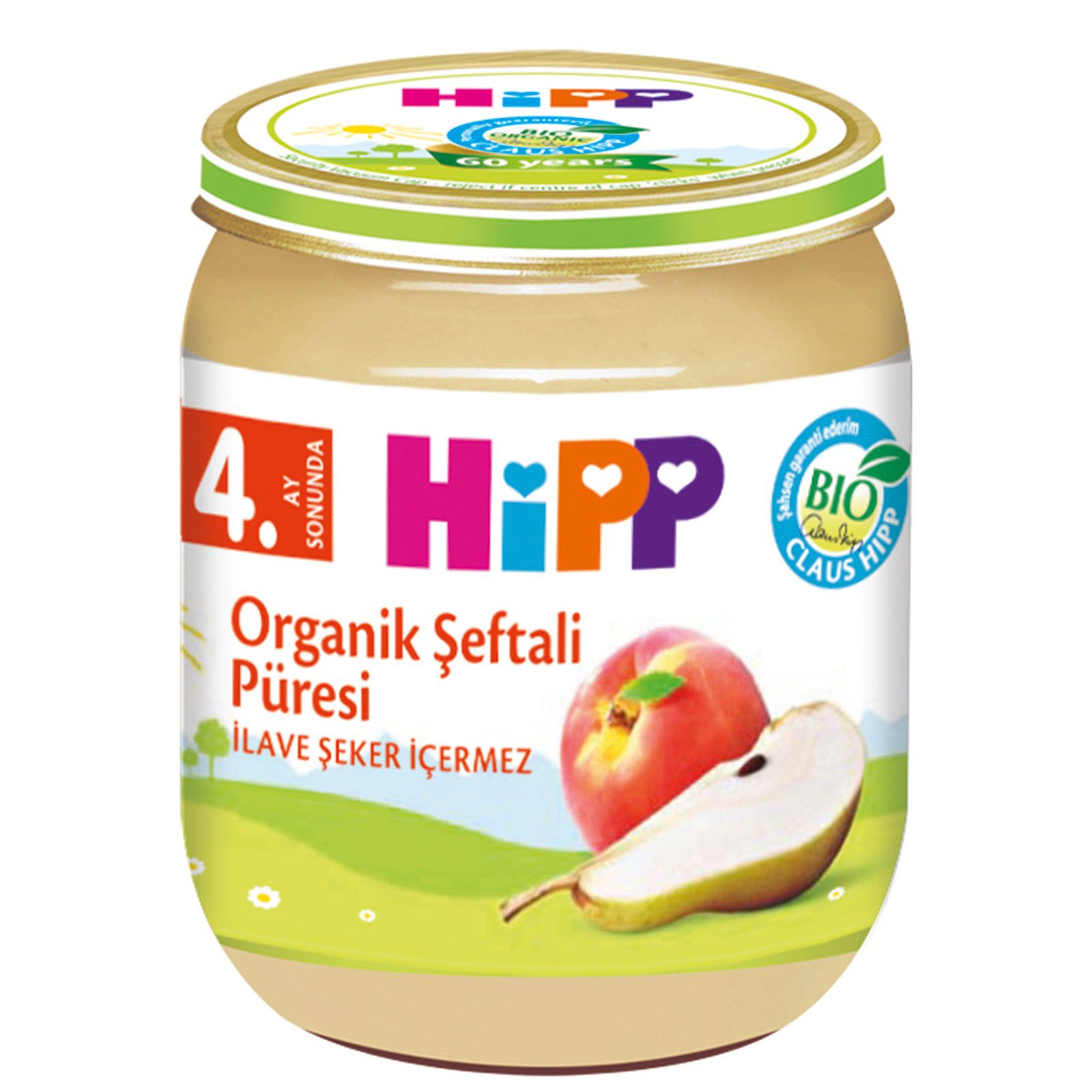 پوره میوه هلو و گلابی هیپ hipp
