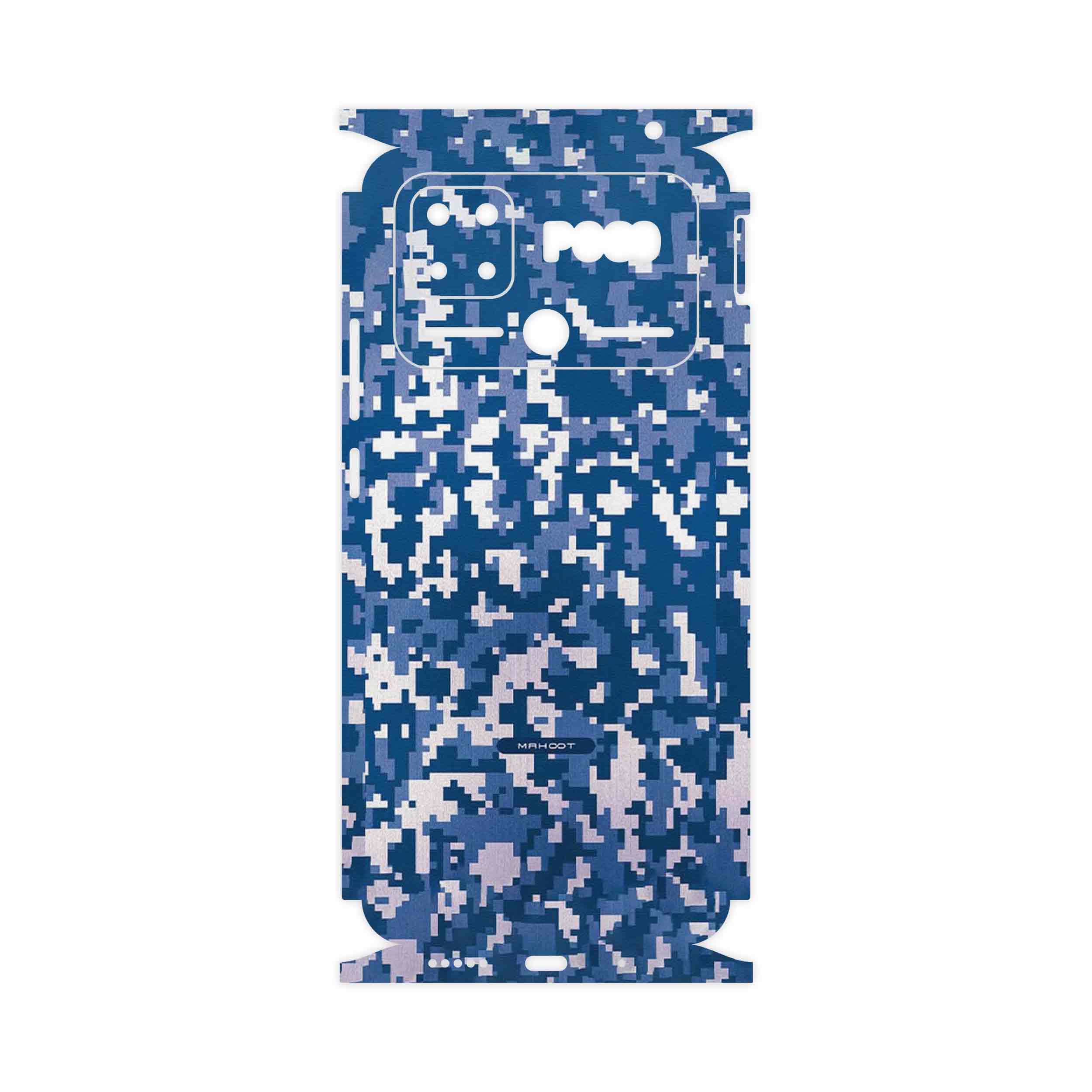 برچسب پوششی ماهوت مدل Army_Snow_Pixel-FullSkin مناسب برای گوشی موبایل شیائومی Poco C40