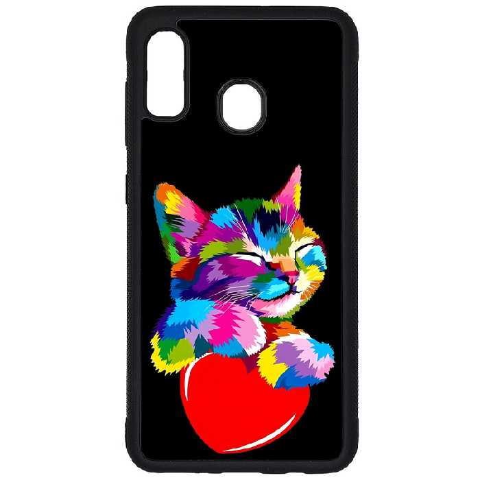 کاور طرح گربه کد G-041 مناسب برای گوشی موبایل سامسونگ Galaxy A20 / A30 | دیجی قاب دونی