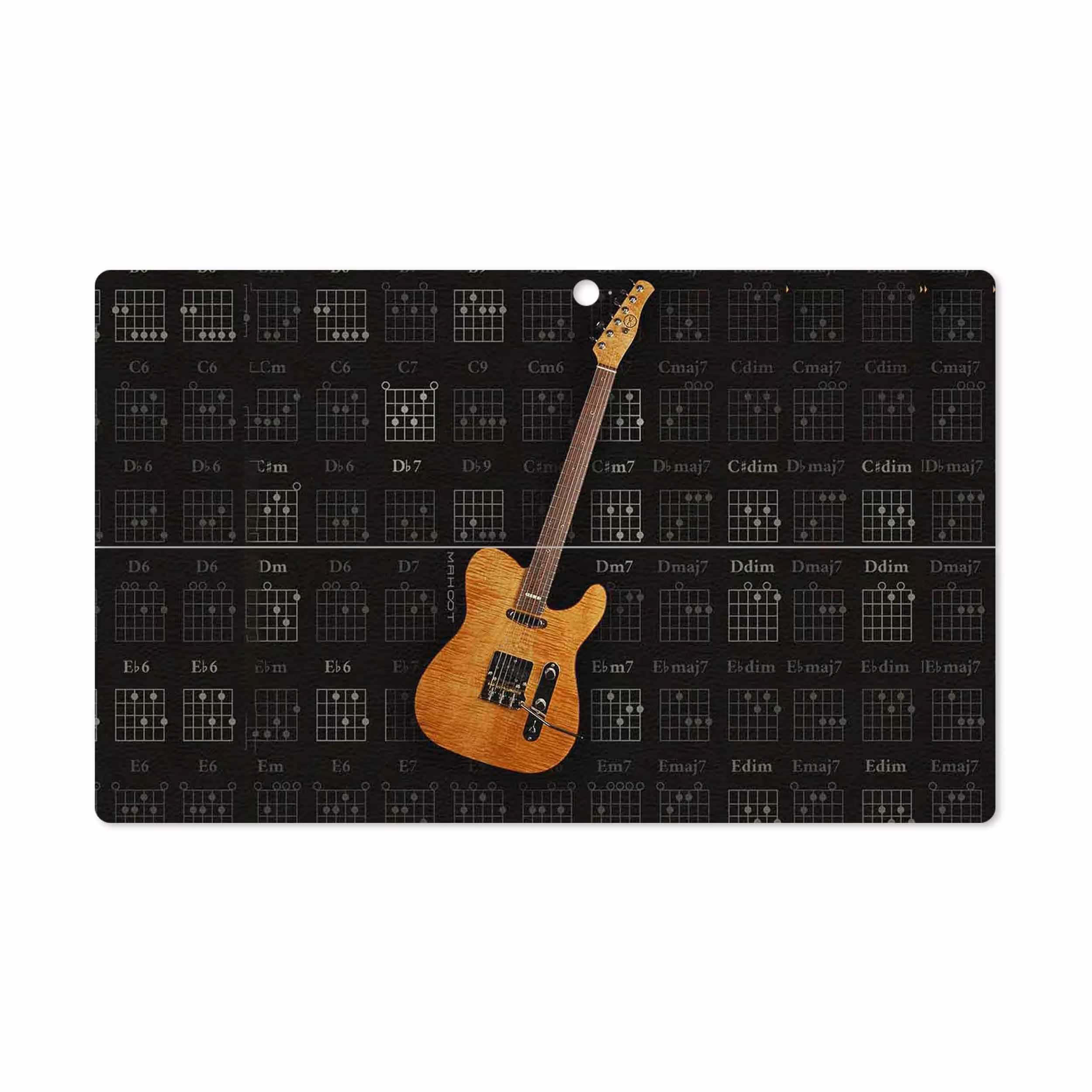 برچسب پوششی ماهوت مدل Guitar-Instrument مناسب برای تبلت مایکروسافت Surface Pro 2 2013