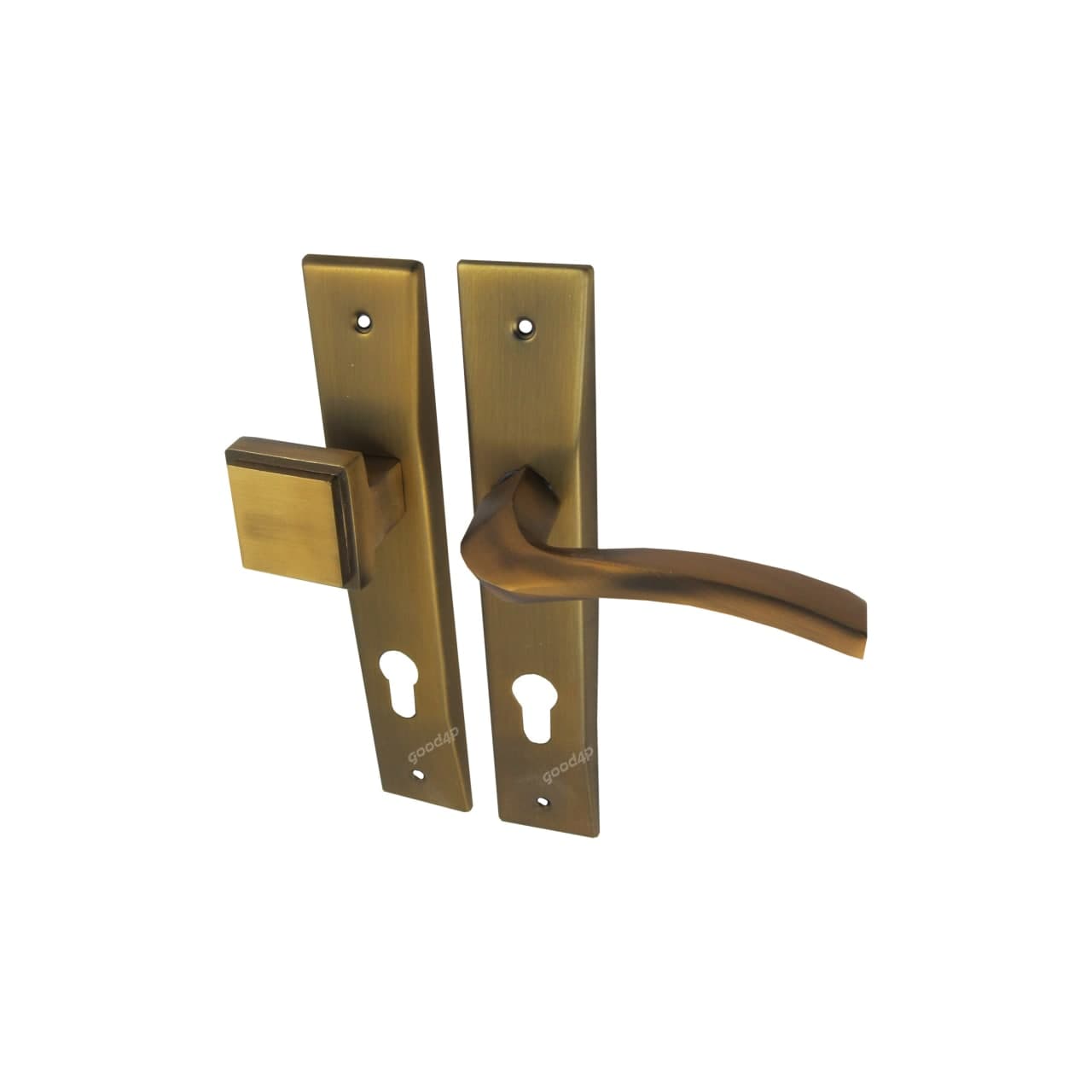 دستگیره پلاک آپارتمانی چپ شکلاتی نیکو مدل 4500