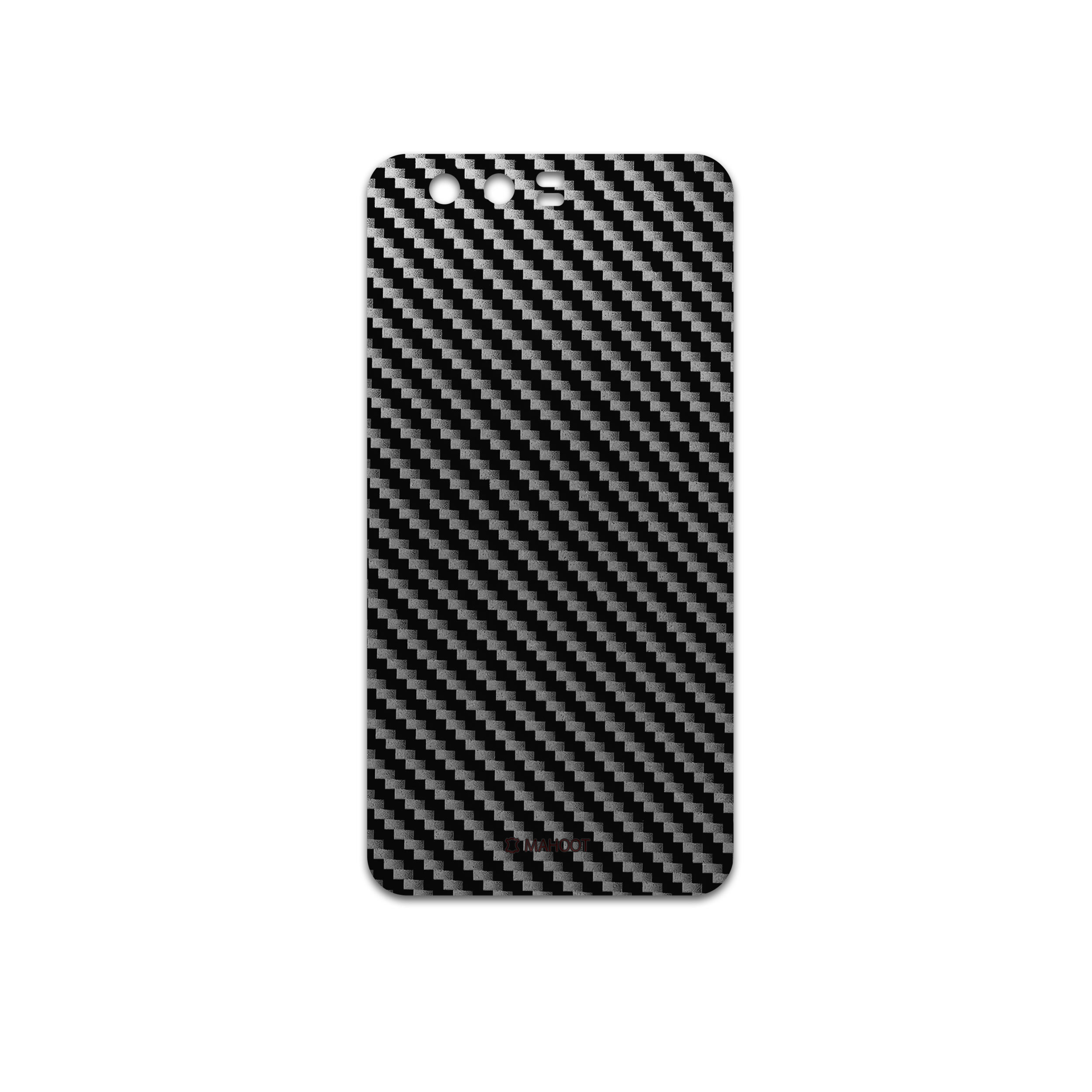 برچسب پوششی ماهوت مدل Glossy-Silver-Fiber مناسب برای گوشی موبایل آنر 9