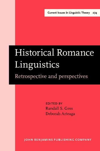 خرید و دانلود نسخه کامل کتاب Historical Romance Linguistics: Retrospective and Perspectives