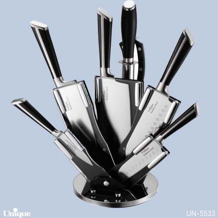 سرویس کارد 8 پارچه پروانه گردان مدل UN-5533