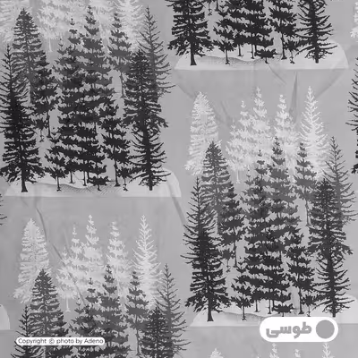 ملحفه آدنو مدل کاج کد CH96 یک نفره سایز 90x200 سانتی متر