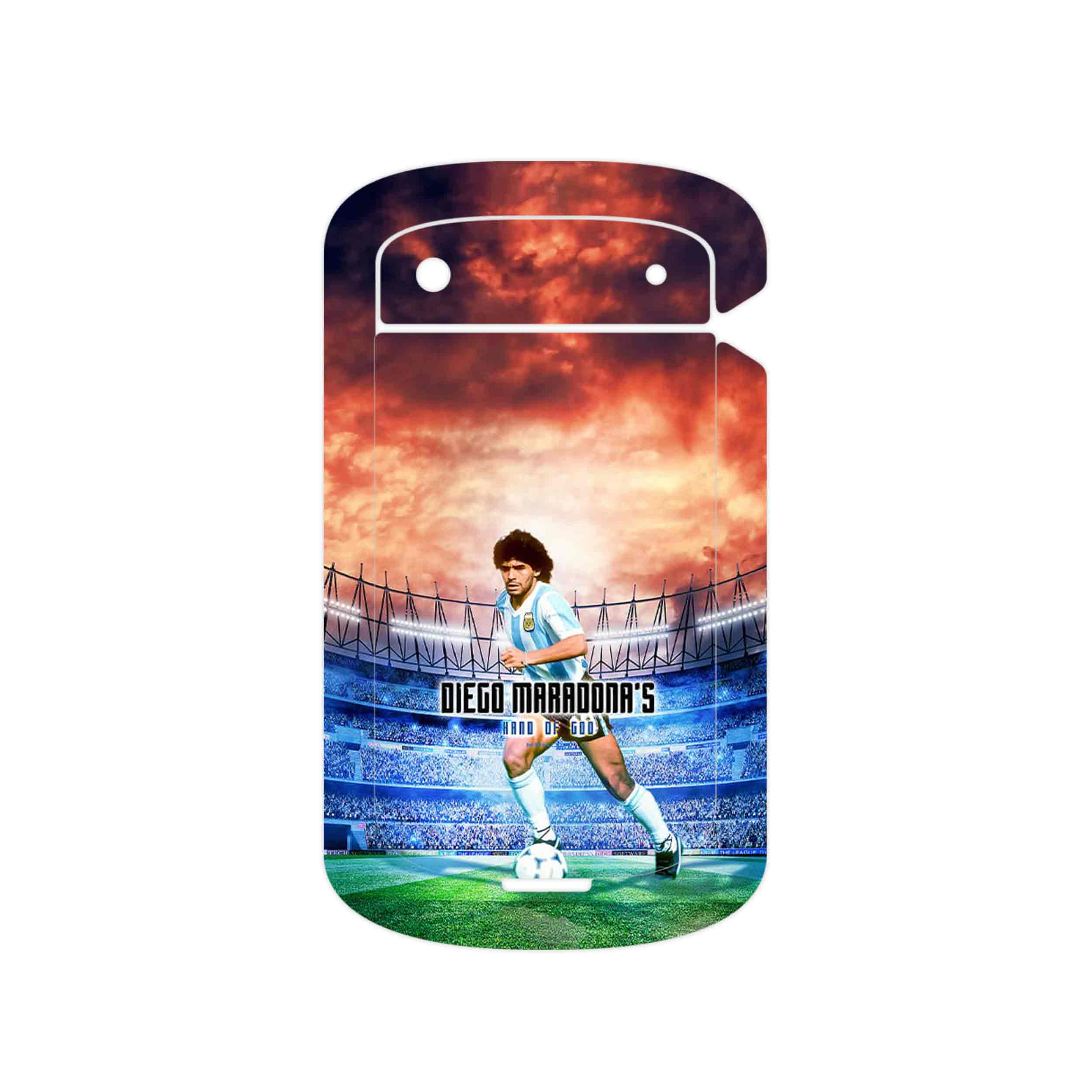 برچسب پوششی ماهوت مدل Diego Maradona مناسب برای گوشی موبایل بلک بری Bold Touch 9900