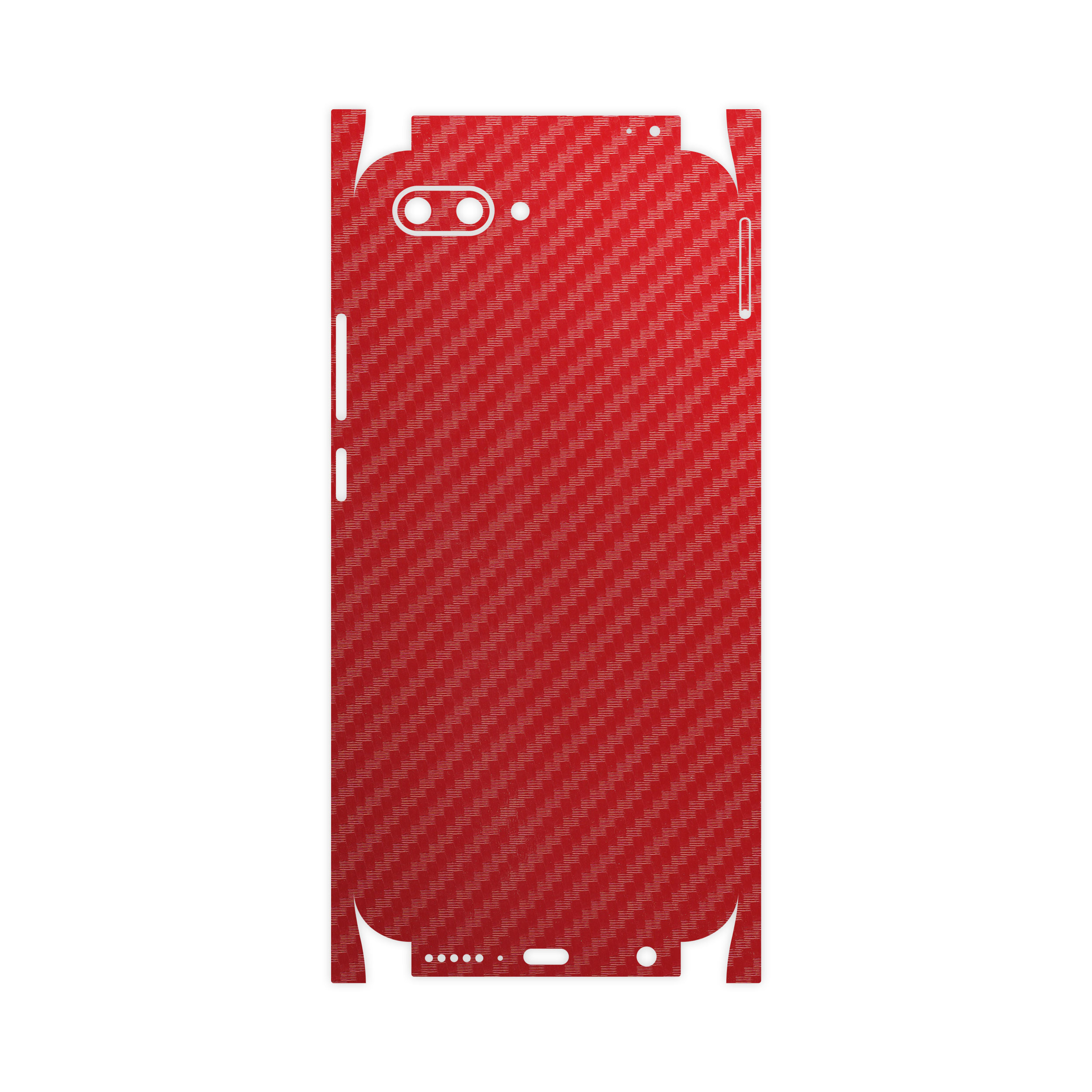 برچسب پوششی ماهوت مدل Red-Fiber-FullSkin مناسب برای گوشی موبایل آنر 10