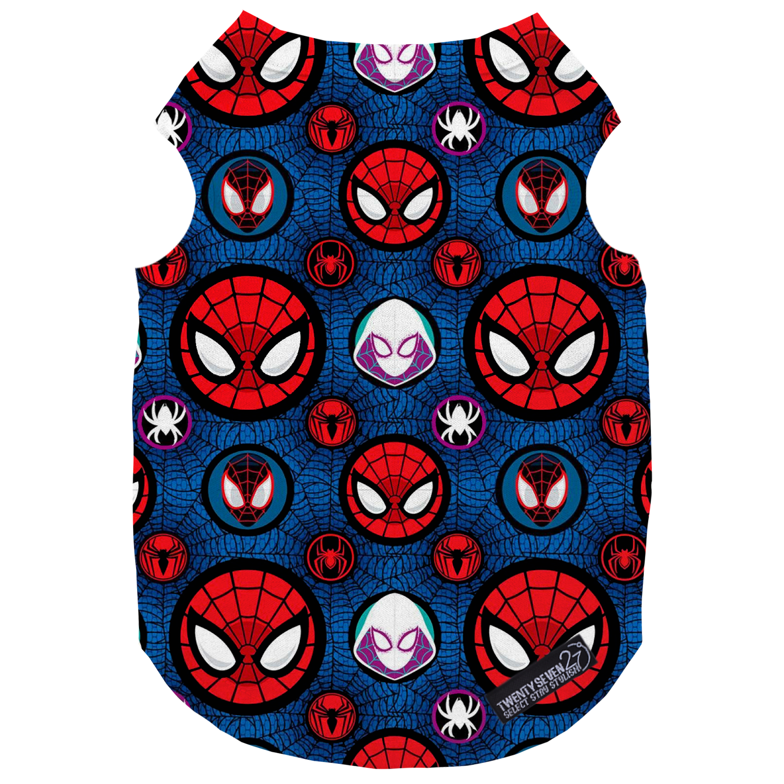لباس سگ و گربه 27 طرح SpiderMan Patterns کد MH546 سایز S