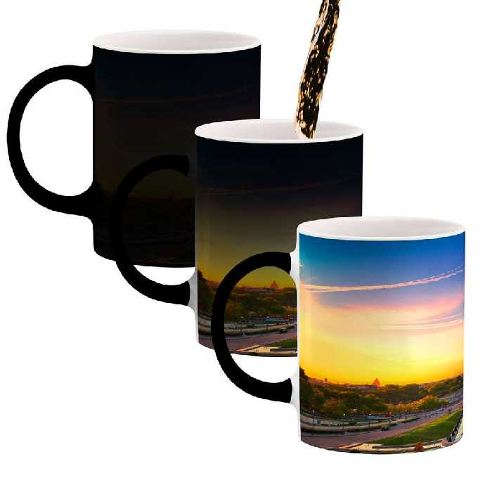 ماگ حرارتی طرح برج ایفل پاریس مدل mgph14504