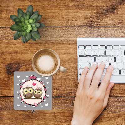 زیر لیوانی طرح جغد مدل MC1257