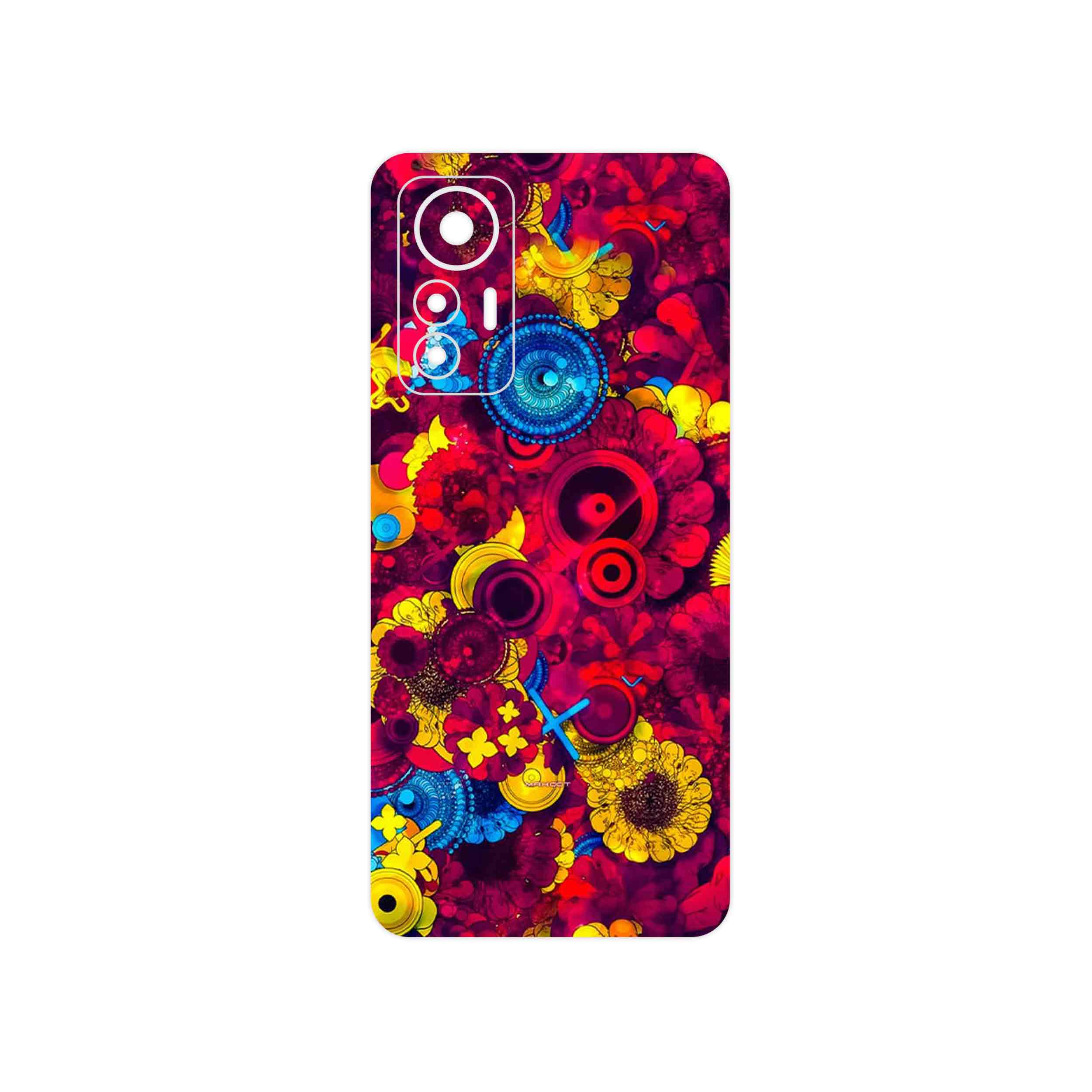 برچسب پوششی ماهوت مدل Vector Flower Garden Digital Art مناسب برای گوشی موبایل شیائومی 12 Lite