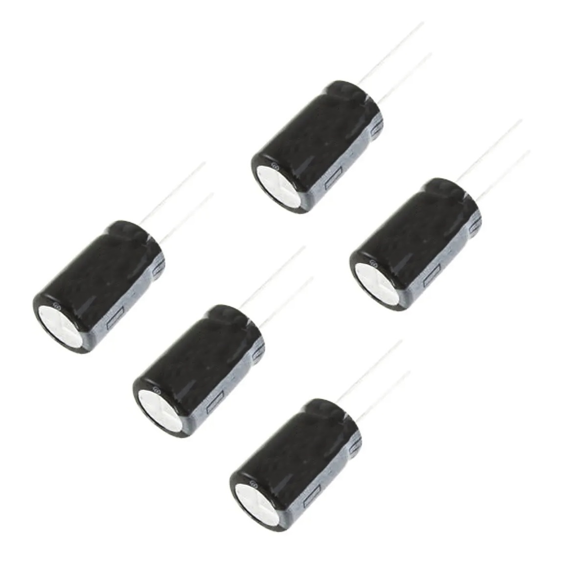 خازن الکترولیت 10 میکروفاراد مدل 100V NCC Nippon Chemi-con SME  بسته 5 عددی