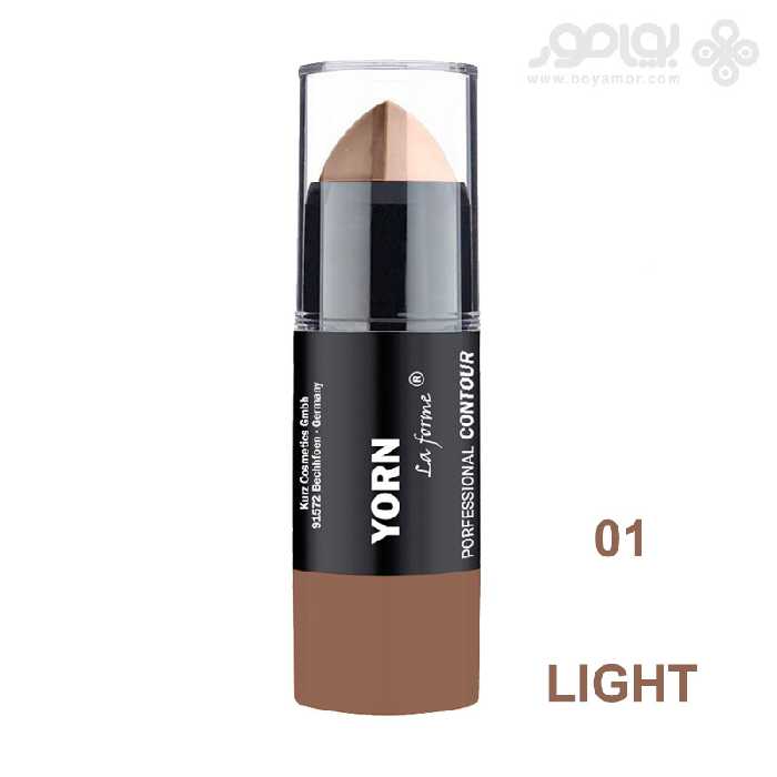 استیک کانتور و هایلایتر یورن رنگ Light شماره 01